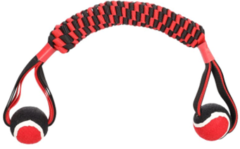 DT MOVAS WOVEN STICK WITH TENNIS BALL RED/BLACK