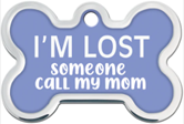 TAG BONE LARGE ‘I’M LOST CALL MY MOM