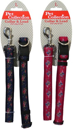 DITSY FLORAL COLLAR & LEAD
