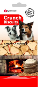DOG BISCUITS HEARTS 500g