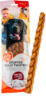 CHEW! STUFFED BULLY TWISTERS BROWN 25.4cm