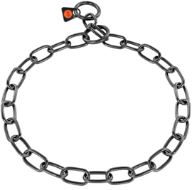 CHOCE CHAIN EXTRA STRONG, MEDIUM ROUND LINKS-  STAINLESS STEEL BLACK