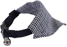 DESIGNER DOGTOOTH CAT BANDANA